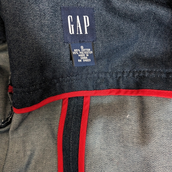 EUC GAP Women's Denim Trench Coat - size Small - Picture 6 of 10